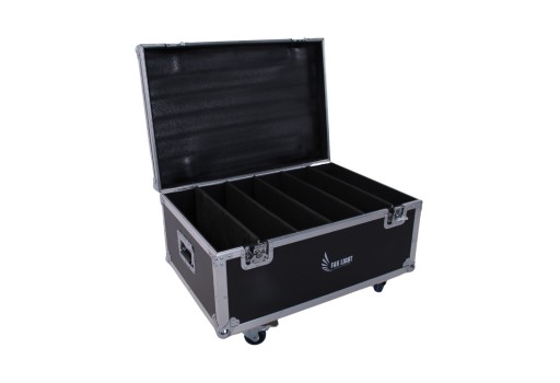 Flight case 6 em 1 – LED Moving Head Strobe