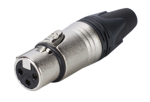 Conector XLR para cabo (Fêmea)
