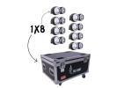 8 In 1 Flight Case 2 eyes with led