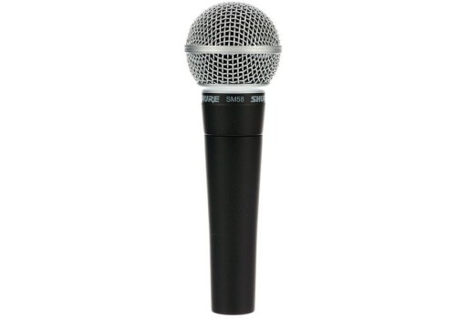 Shure SM58 – Microfone Dinâmico Cardioide Profissional para Voz