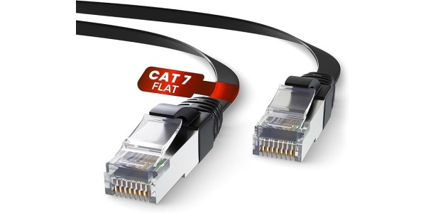 Cabo Ethernet Cat 7 SFTP 20m para Audiovisual – Alta Velocidade e Esta
