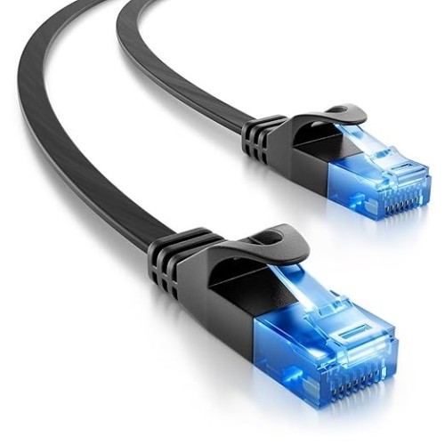 Cabo de Rede Plano CAT 6 deleyCON RJ45 | 1.5mm | Gigabit LAN 1000Mbps