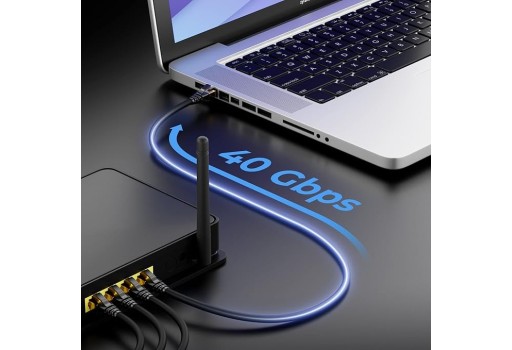 Cabo de Rede Plano CAT 6 deleyCON RJ45