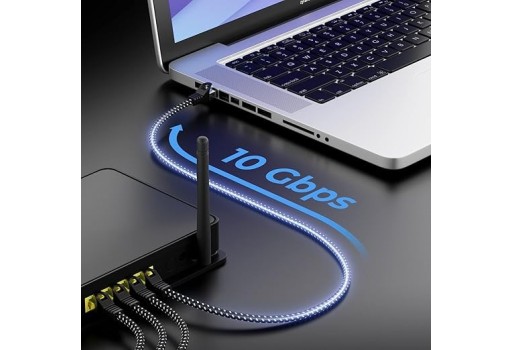 Cabo de Rede Plano DeleyCON CAT7 20m S/FTP – Alta Performance para Equ