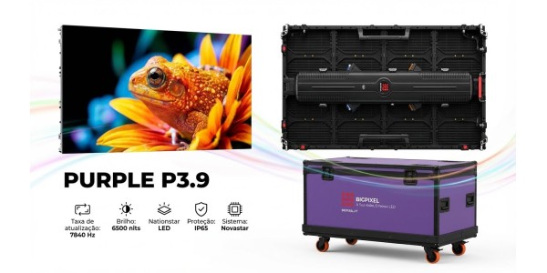 Painel LED P3.9 Outdoor | Alta Luminosidade IP65 – 6500 Nits