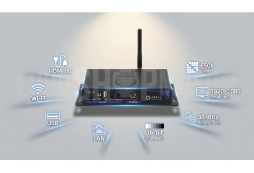 Reprodutor Linsn L2 – Player LED HDMI com Suporte até 650.000 Pixels