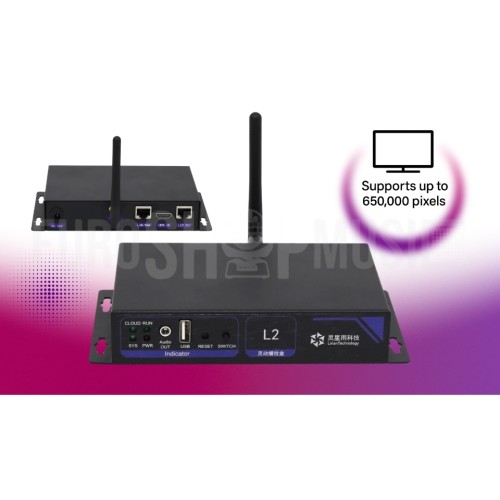 Reprodutor Linsn L2 – Player LED HDMI com Suporte até 650.000 Pixels