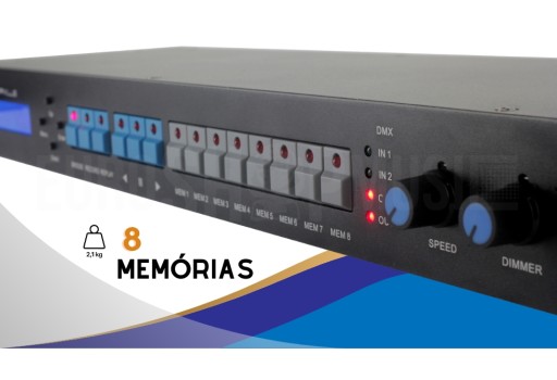 Stairville Replay Show – Controlador DMX Profissional 19”