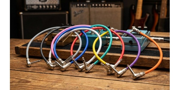 cabos pedal guitarra