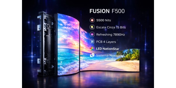 Video Led Outdoor P3.9, 500x500mm flexível