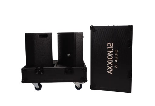 2 MONITORES SOM 2F AUDIO MODELO KIT AXXION 12