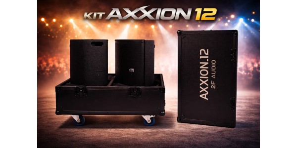 2 MONITORES SOM 2F AUDIO MODELO KIT AXXION 12
