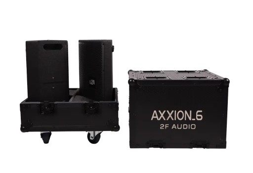 2 MONITORES SOM 2F AUDIO MODLO KIT AXXION 6
