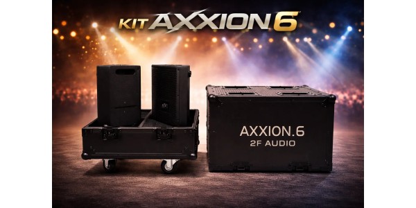 2 MONITORES SOM 2F AUDIO MODLO KIT AXXION 6 - 280W
