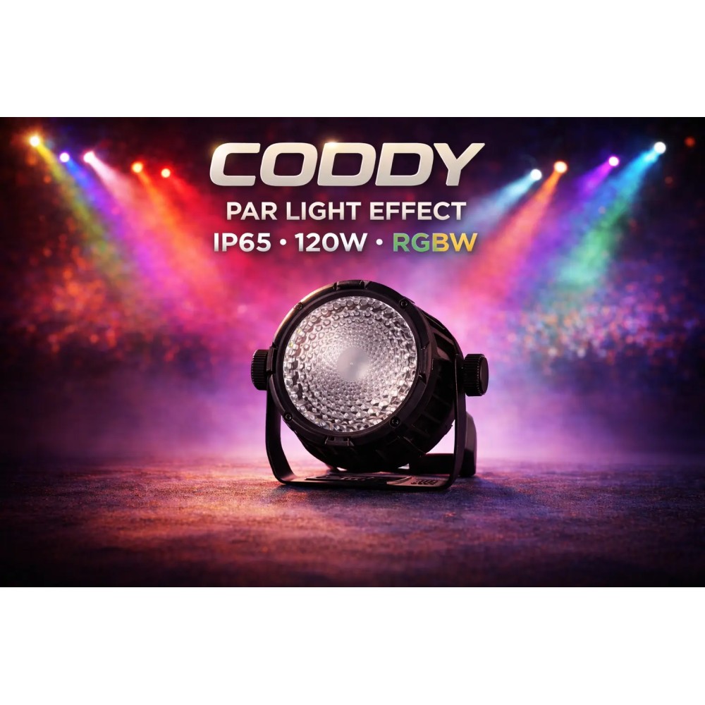 CODDY PAR LIGHT EFECT IP65 120W RGBW