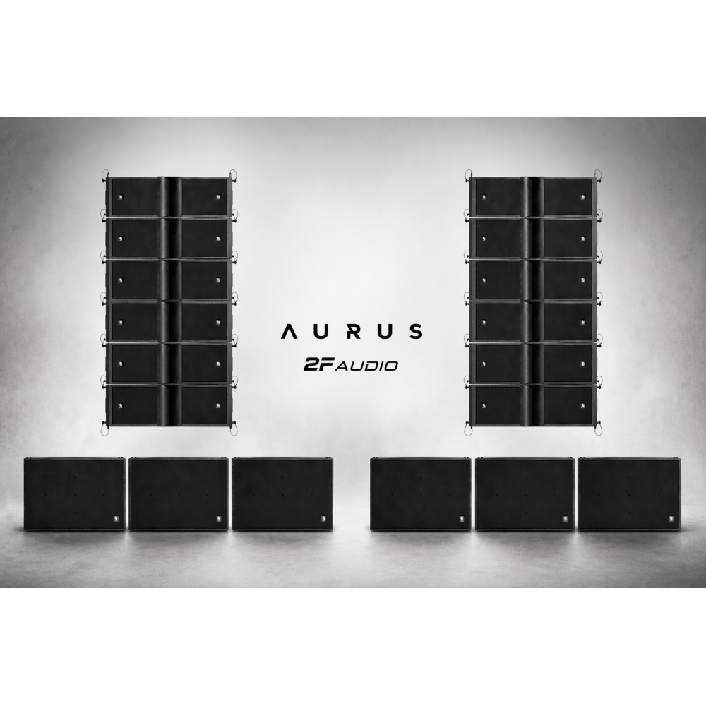 Sistema de som 2F AUDIO modelo AURUS