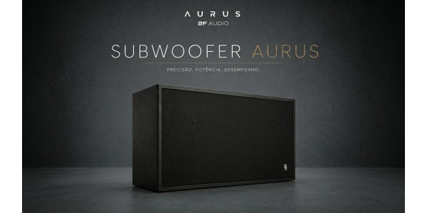 Sistema de som 2F AUDIO modelo AURUS - SUBWOOFER