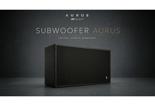 Sistema de som 2F AUDIO modelo AURUS - SUBWOOFER