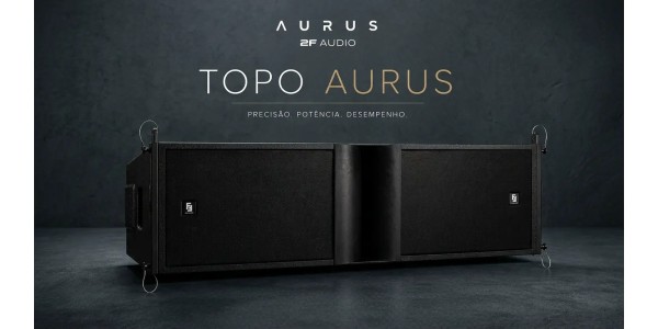 Sistema de som 2F AUDIO modelo AURUS - TOPOS