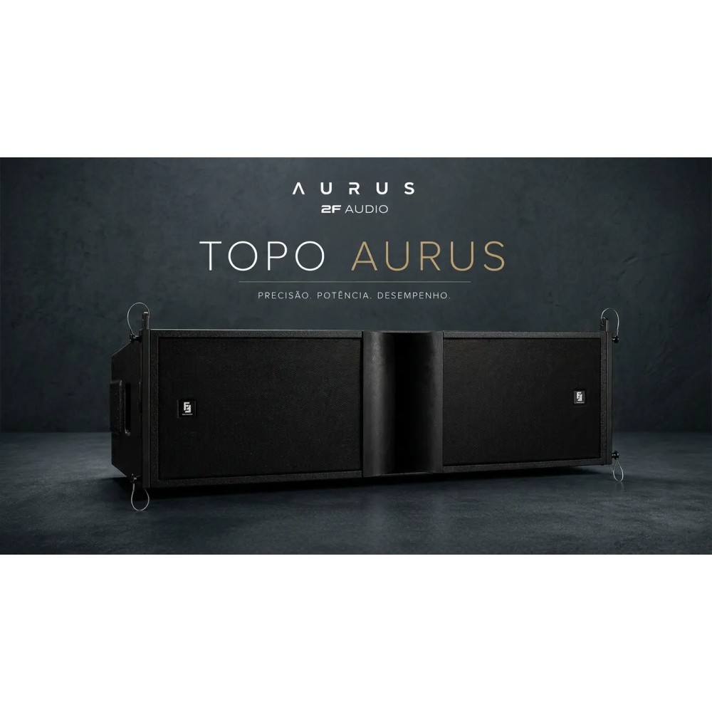 Sistema de som 2F AUDIO modelo AURUS - TOPOS
