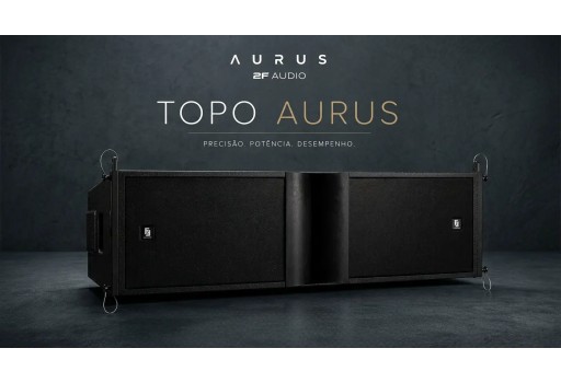 Sistema de som 2F AUDIO modelo AURUS - TOPOS