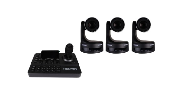 KIT PTZ Câmera UH4500 + Mini Controlador KC10N