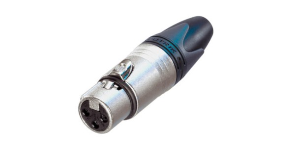 Conector XLR - NEUTRIK NC3FXX (fêmea)