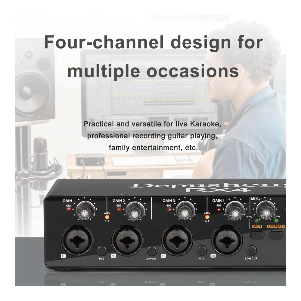 Audio-Interface 4 Canais