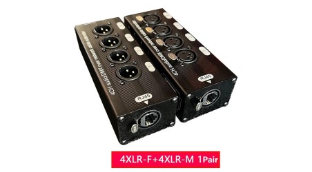 Áudio XLR e DMX Network Cable Extender kit (M/F)