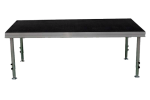 Estrado retangular 2x1 com 4 pés reguláveis de 60 a 100cm
