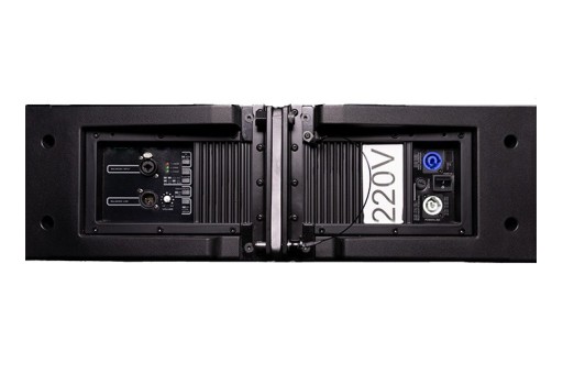 Sistema de som 2F modelo NODIS - Dual 10" active line array - topos