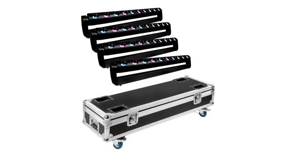 Pack 4 Beams 10X40 RBWA + Flight Case