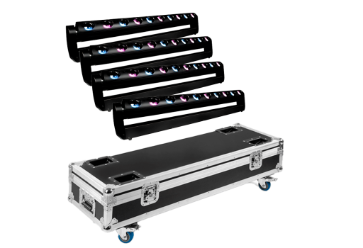 Pack 4 Beams 10X40 RBWA + Flight Case